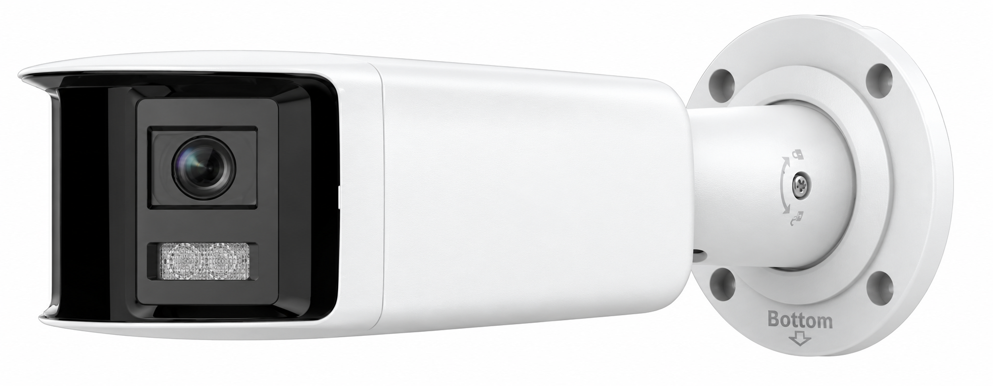 Caméra tube IP panoramique 180° installée par Visionaute Security